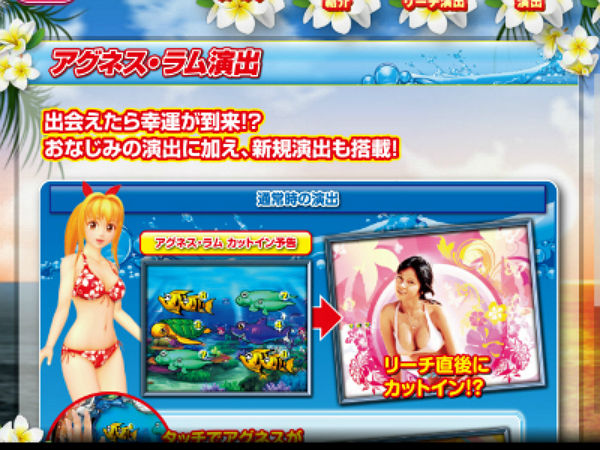 CR大海物語3 with アグネスラム 演出