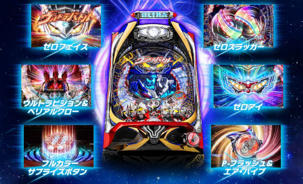 CRウルトラバトル烈伝 役物紹介