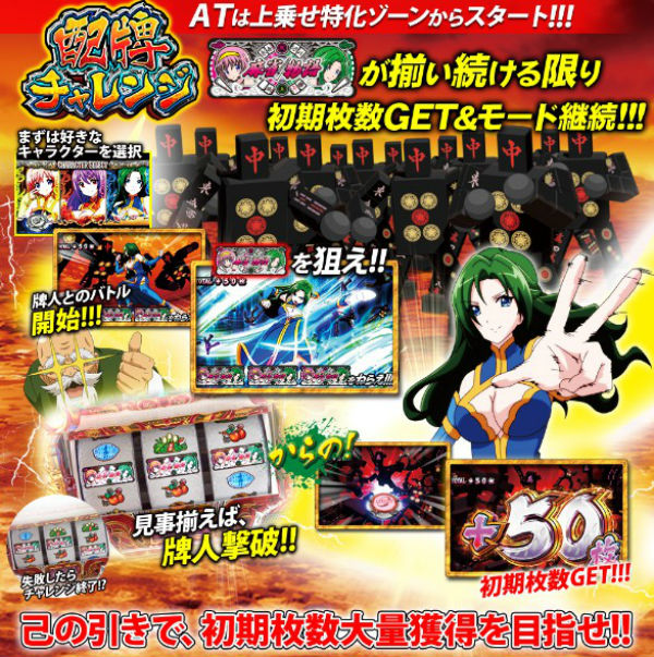 パチスロ麻雀物語3 配牌チャレンジ