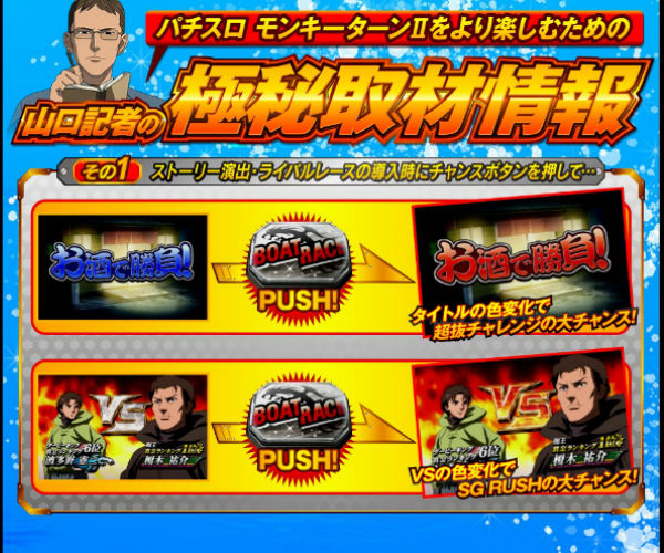 モンキーターン2 裏ボタン