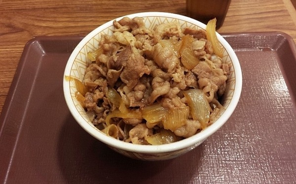 すき家の牛丼