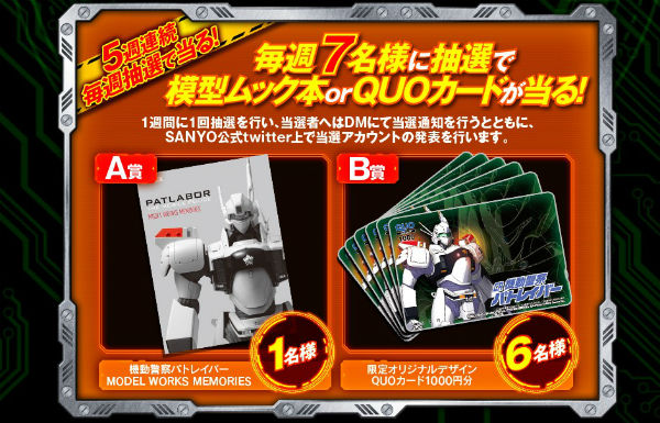 CR機動警察パトレイバー プレゼント