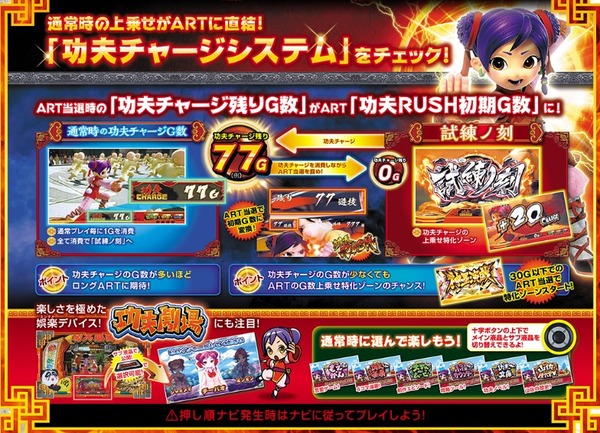 カンフーレディドラゴン 功夫チャージシステム