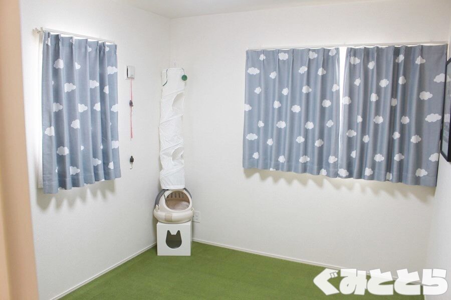 我が家には猫ちゃん専用部屋があります ぐみととら