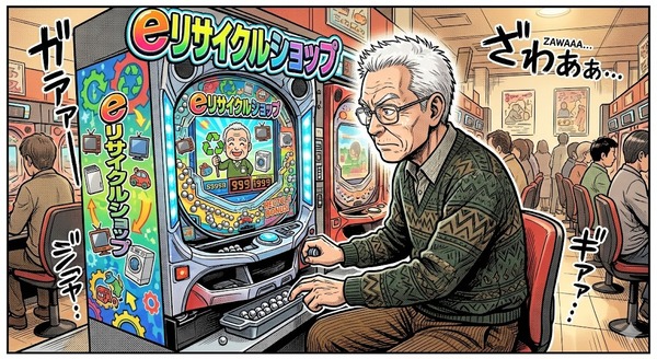 パチンコ屋で拾った財布をリサイクルショップで換金したおじいちゃん、翌日パチ屋に再来店して無事逮捕