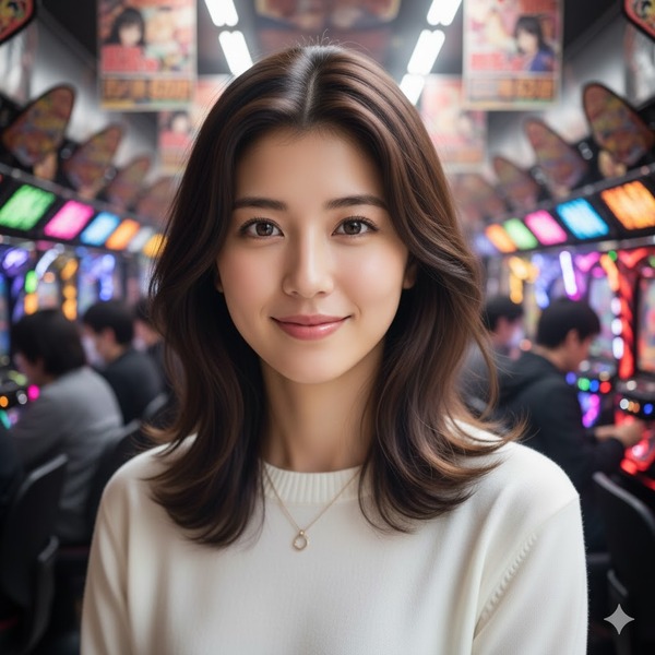 いつも行くパチ屋にいる気になってる女をAIに生成してもらったｗｗｗｗ