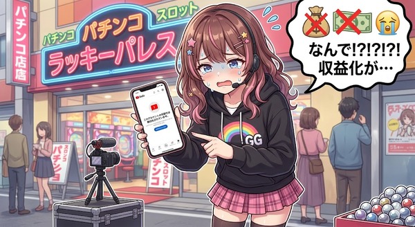 パチンコYouTuberさん、収益化が2ヶ月間停止されている事を明かす「YouTube収益は二ヶ月間0円。収益が無いと生活できない」