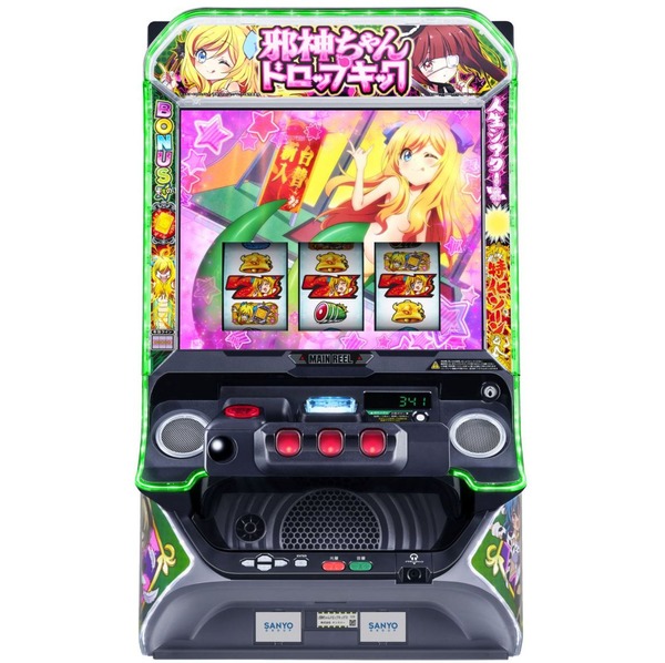 【新台】SANYO「パチスロ邪神ちゃんドロップキック」筐体画像が公開される！超会議で試打出来るの楽しみだな！！！