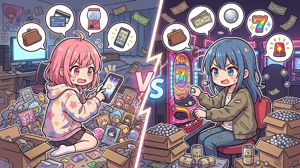 「ガチャカス」VS「パチンカス」どっちがよりカスだと思う？