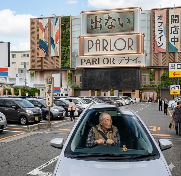 【悲報】スロッターさん、パチ屋駐車場で盛大に当て逃げされてしまう…