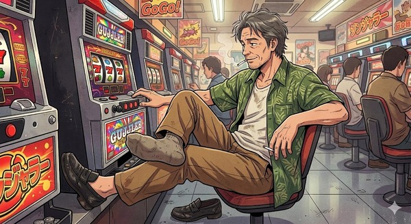 隣で打ってる人に足裏見せつけてくるヤツって何考えてるの？