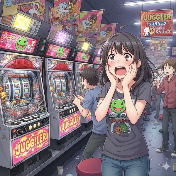 スロ垢女子さん「1万6000枚出てるジャグラーがあるんだけど！出玉率625％！」