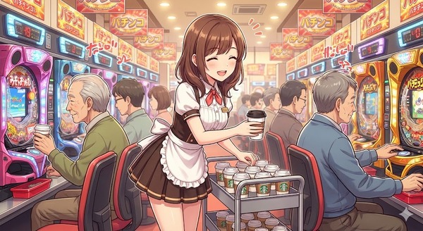 【画像あり】パチンコ屋にいるコーヒーレディからコーヒー買うの幸せすぎｗｗｗ