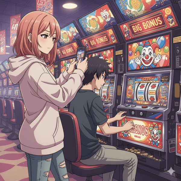 【悲報】女性スロッターさん、少しねっとり打ってるだけのスロッターさんをキメェと晒し上げ←無事批判殺到中