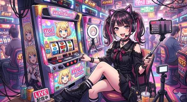 【悲報】女パチ配信者らしき人、無許可配信したあげく充電用USBポートを破壊wwww