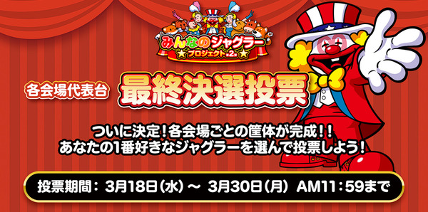 【朗報】北電子「みんなのジャグラープロジェクト第2弾」の最終決戦投票がスタート　どの台が選ばれるか楽しみダナ！