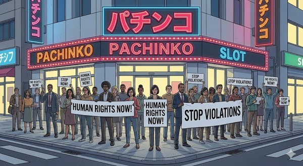 エナさん、パチ屋の徘徊禁止（歩数制限あり）の看板にブチギレ「エナに対する人権侵害じゃないか？」