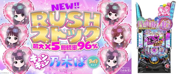 「Pぱちんこ乃木坂46きゅんきゅんLIGHTver.」稼働貢献4週で終了