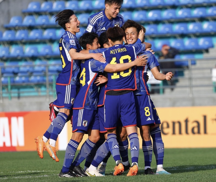 U20日本代表、アジア杯2連勝！佐野航大PK弾！熊田直紀が今大会3点目！坂本一彩ダメ押し弾！