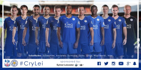 レスター クリスタルパレス スタメン発表 岡崎スタメン Samurai Footballers サッカーまとめ レスター クリスタルパレス スタメン発表 岡崎スタメン Samurai Footballers サッカーまとめ