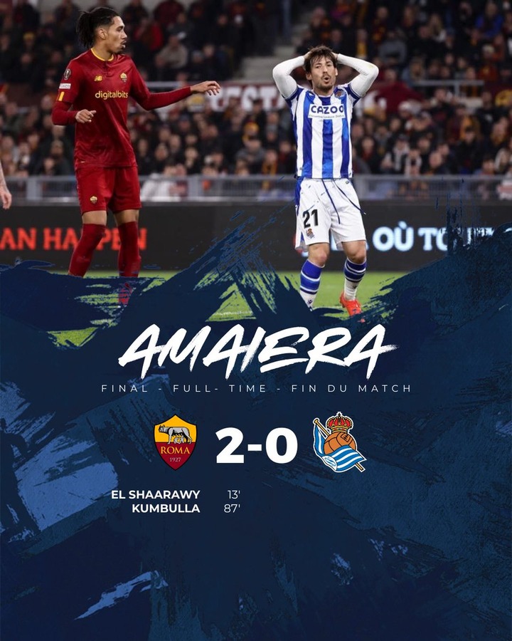 【悲報】久保建英のソシエダ、ローマ相手に逝く…