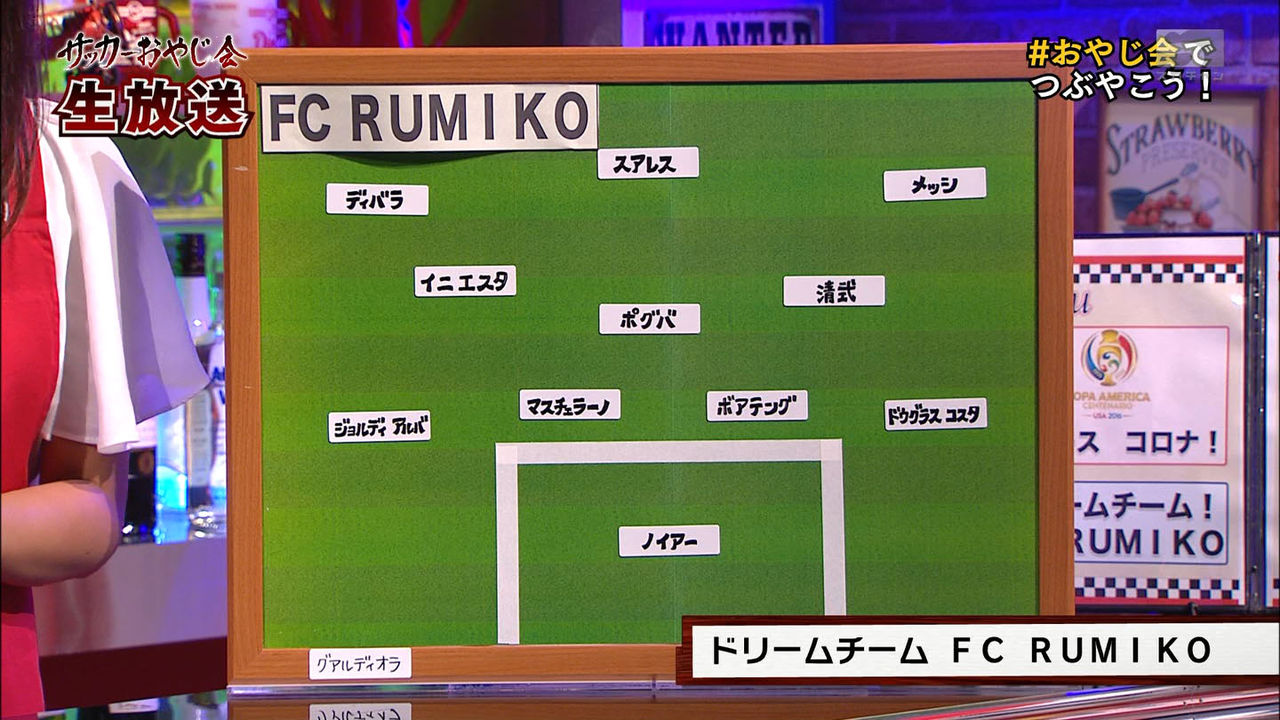 小柳ルミ子が選ぶベストイレブン Fcルミ子 日本人で唯一選出の清武が 清式 にwwww Samurai Footballers サッカー まとめ