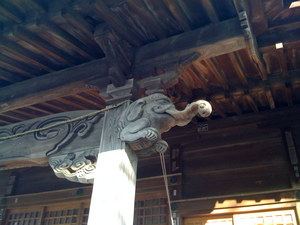 重蔵神社_社殿の彫り物