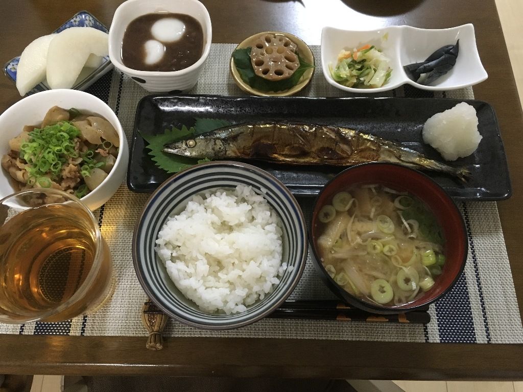 一匹円の秋刀魚で幸せご飯 ひだまりの部屋