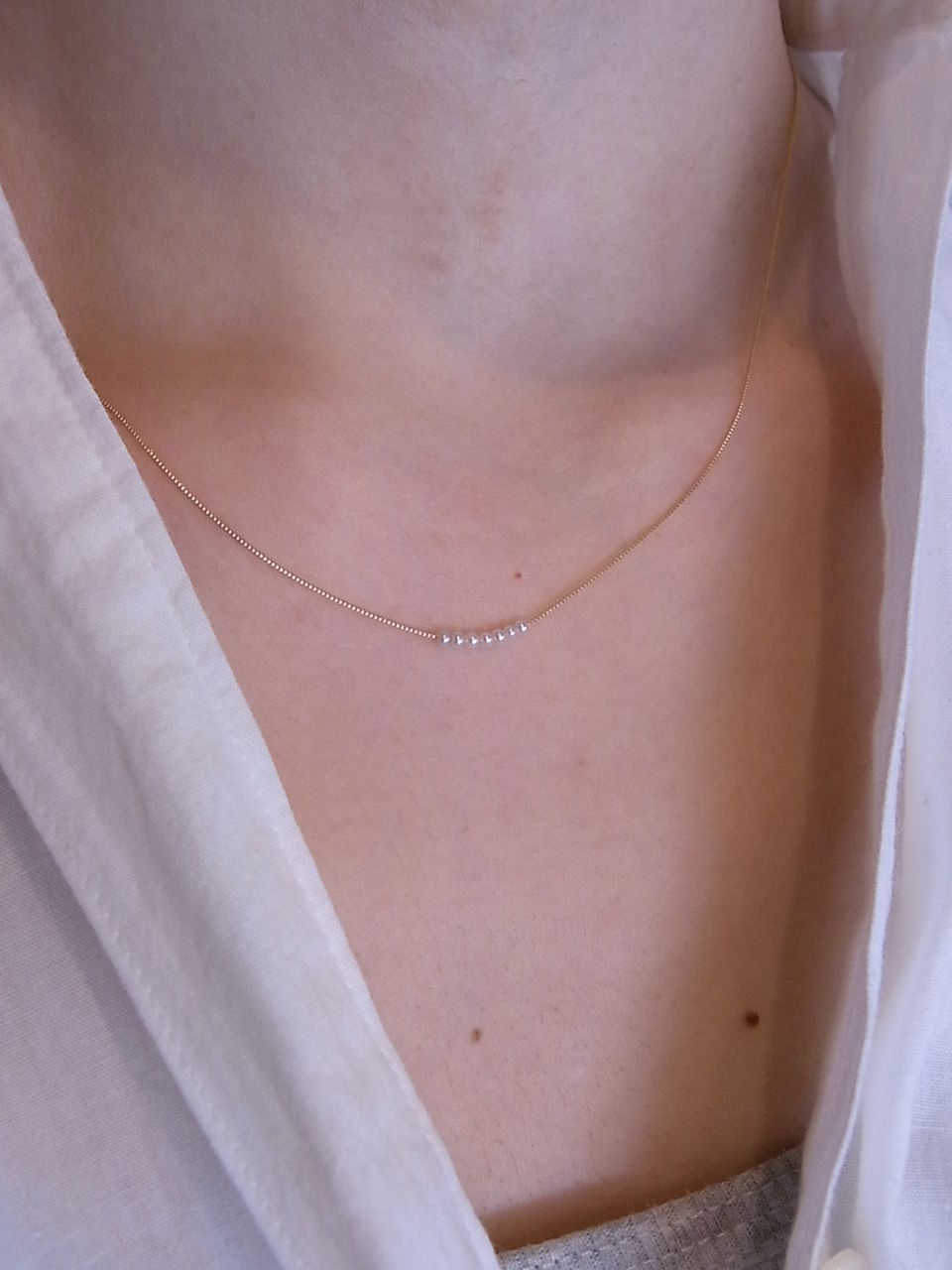 himie ヒーミー K18 プティムーンネックレス 40㎝ products アーカイブ