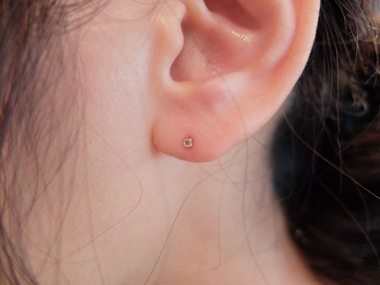 noguchi BIJOUX ノグチ ナチュラルローズカットダイアピアス