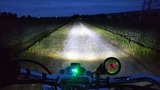 ハーレー純正タイプLEDヘッドライトレンズ点灯テスト