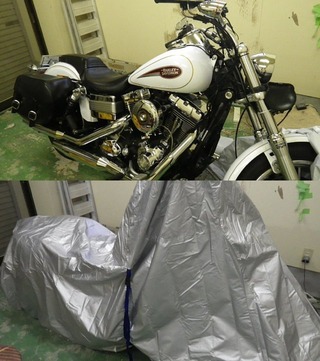 ハーレーのバイクカバー