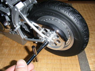 ハーレーダビッドソンのリヤタイヤ