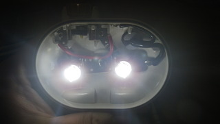 登山用ヘッドライトLED改造