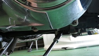 ハーレーダビッドソンのエンジンオイルドレンボルト