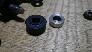 ハーレーのエンジンスタビライザーブッシュ改良