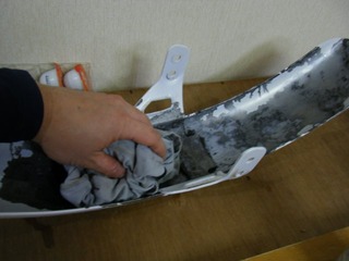 ハーレーの錆処理
