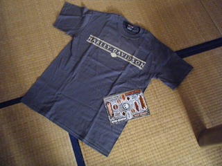 ハーレーのTシャツ