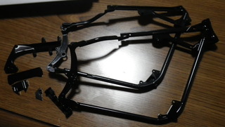 ハーレーソフテイルのフレーム