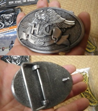 ハーレーのベルトバックル