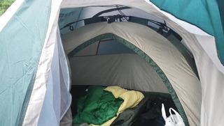 ハーレーのキャンプ用テント