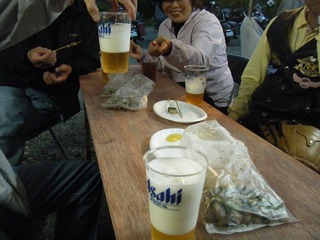 ハーレー冨山の生ビール