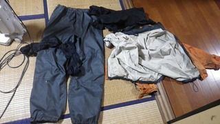 ハーレーのツーリング用雨具