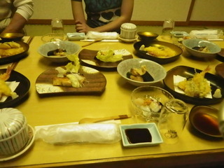 ハーレーのメンテナンスセミナー夕食