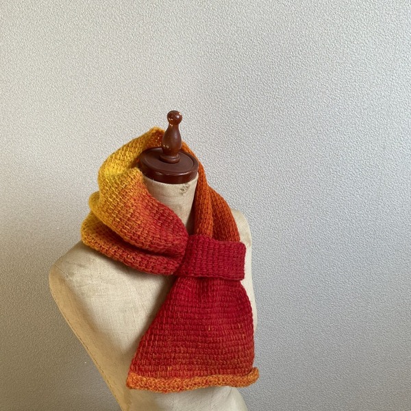 プレヤーン編み会ストール