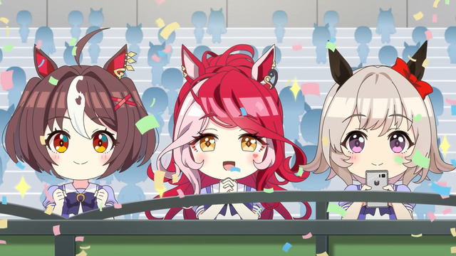 アニメ『うまゆる ぷりてぃ~ぐれい』第4話「レース観戦の美学」 - YouTube - 0-2-18