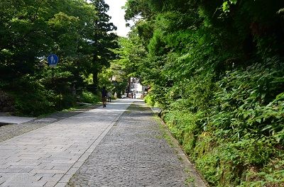 大山寺へ向かう参道