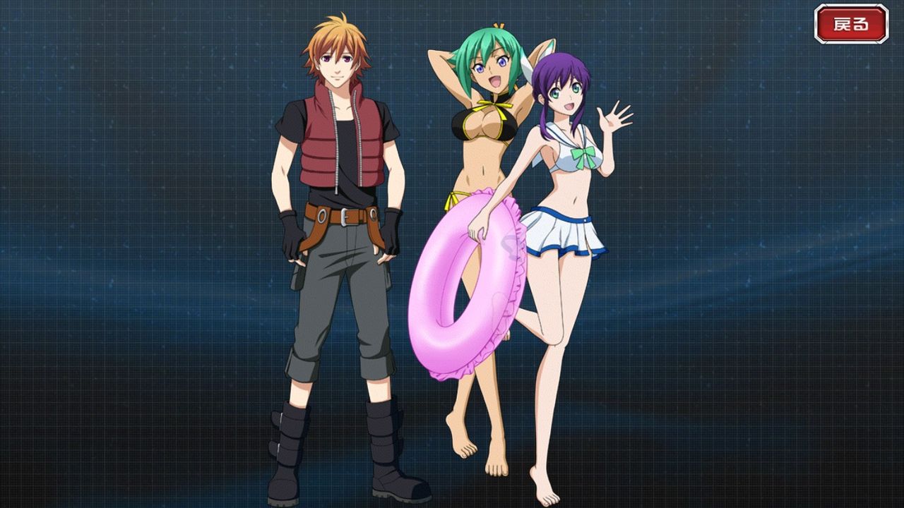 スパクロ ユニット紹介 アクエリオンevol 水着 18 夏 パナがゲームでお伝えしてました