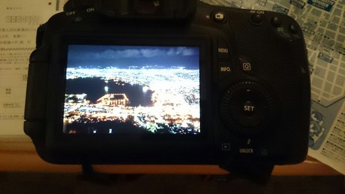 液晶モニター画像 函館山夜景