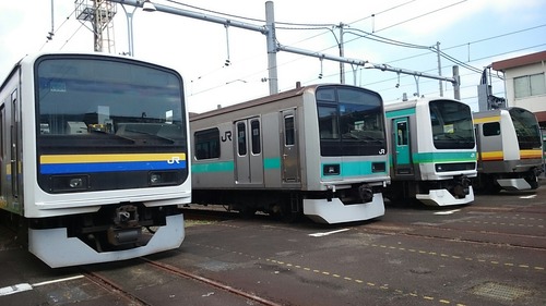 車両展示 通勤電車 JR東日本 東京総合車両センター 夏休みフェア2015